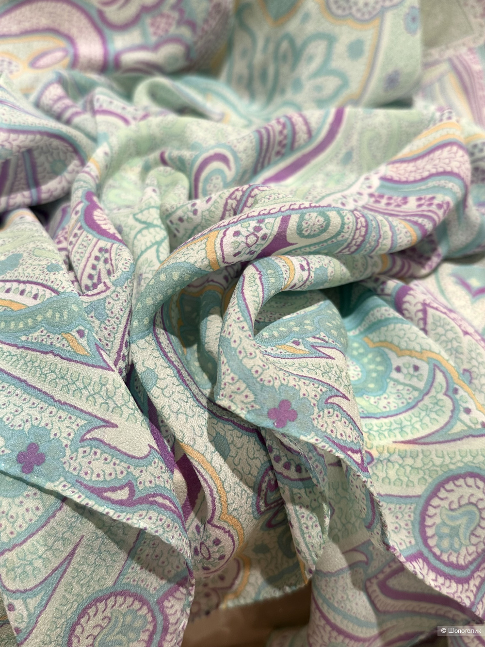 Шелковый платок-шаль Max Mara 132x132 см