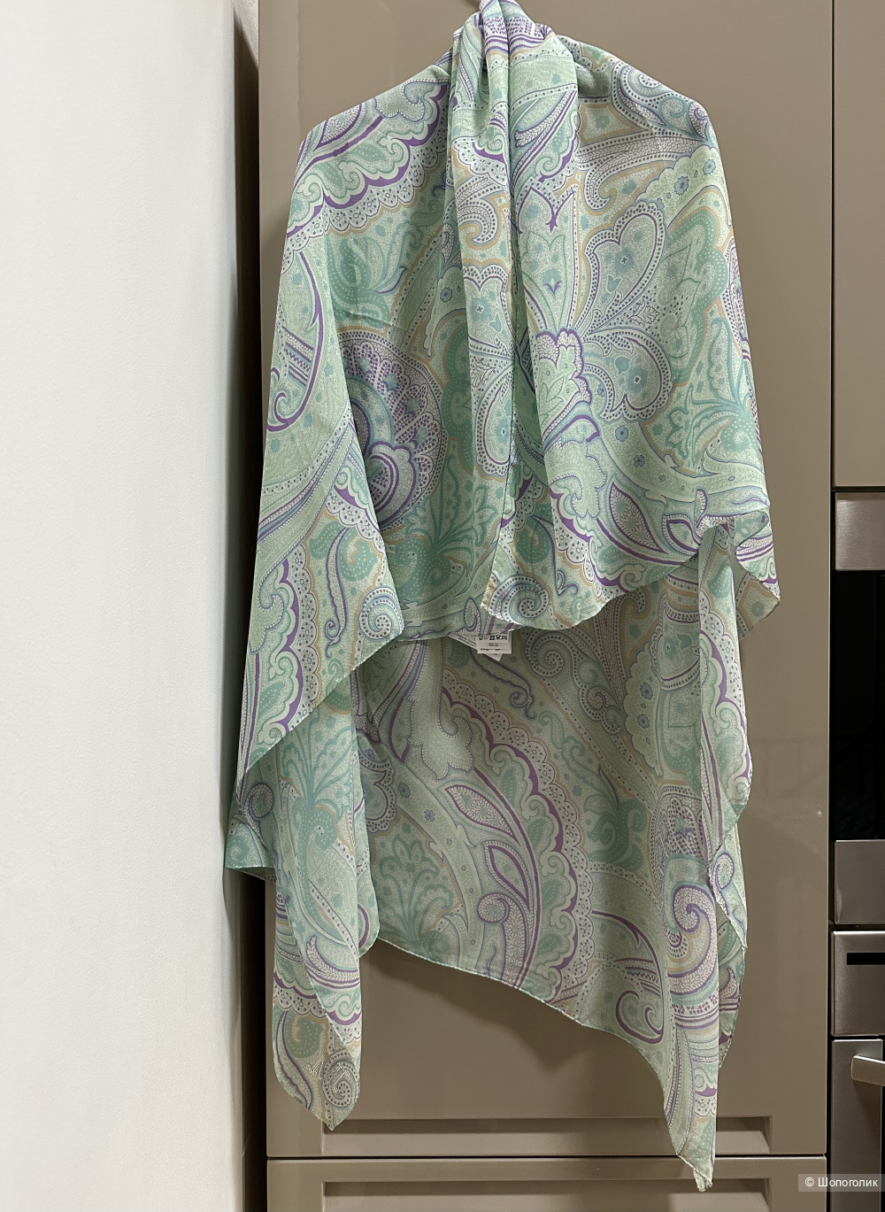 Шелковый платок-шаль Max Mara 132x132 см