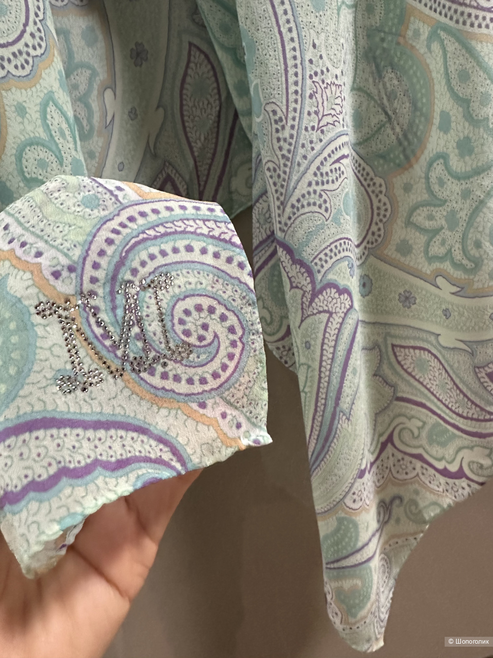 Шелковый платок-шаль Max Mara 132x132 см