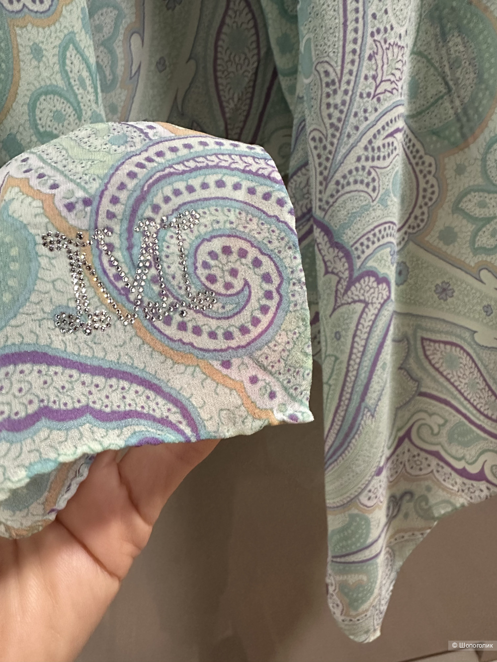 Шелковый платок-шаль Max Mara 132x132 см