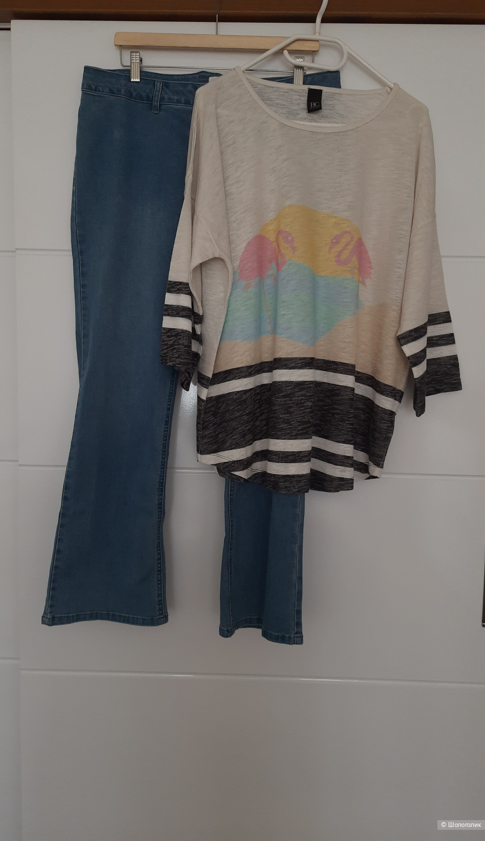 Джинсы Вootcut от бренда «AJC»; размер 54-56