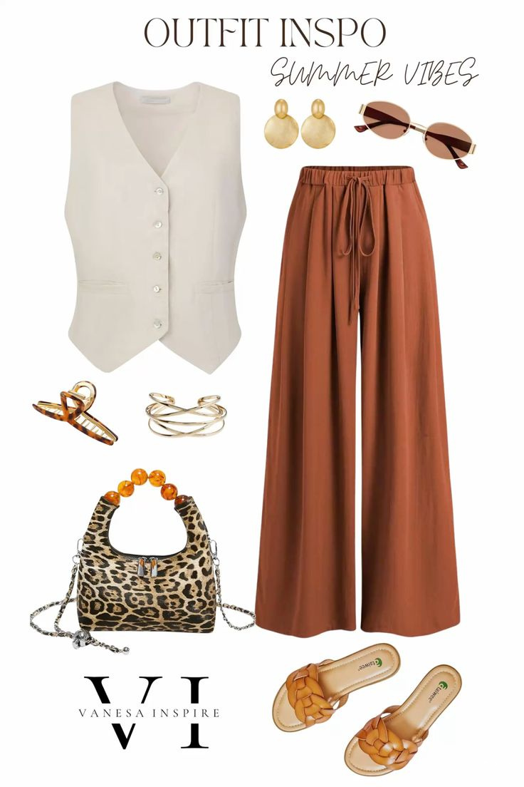 Льняные брюки Agenda/M