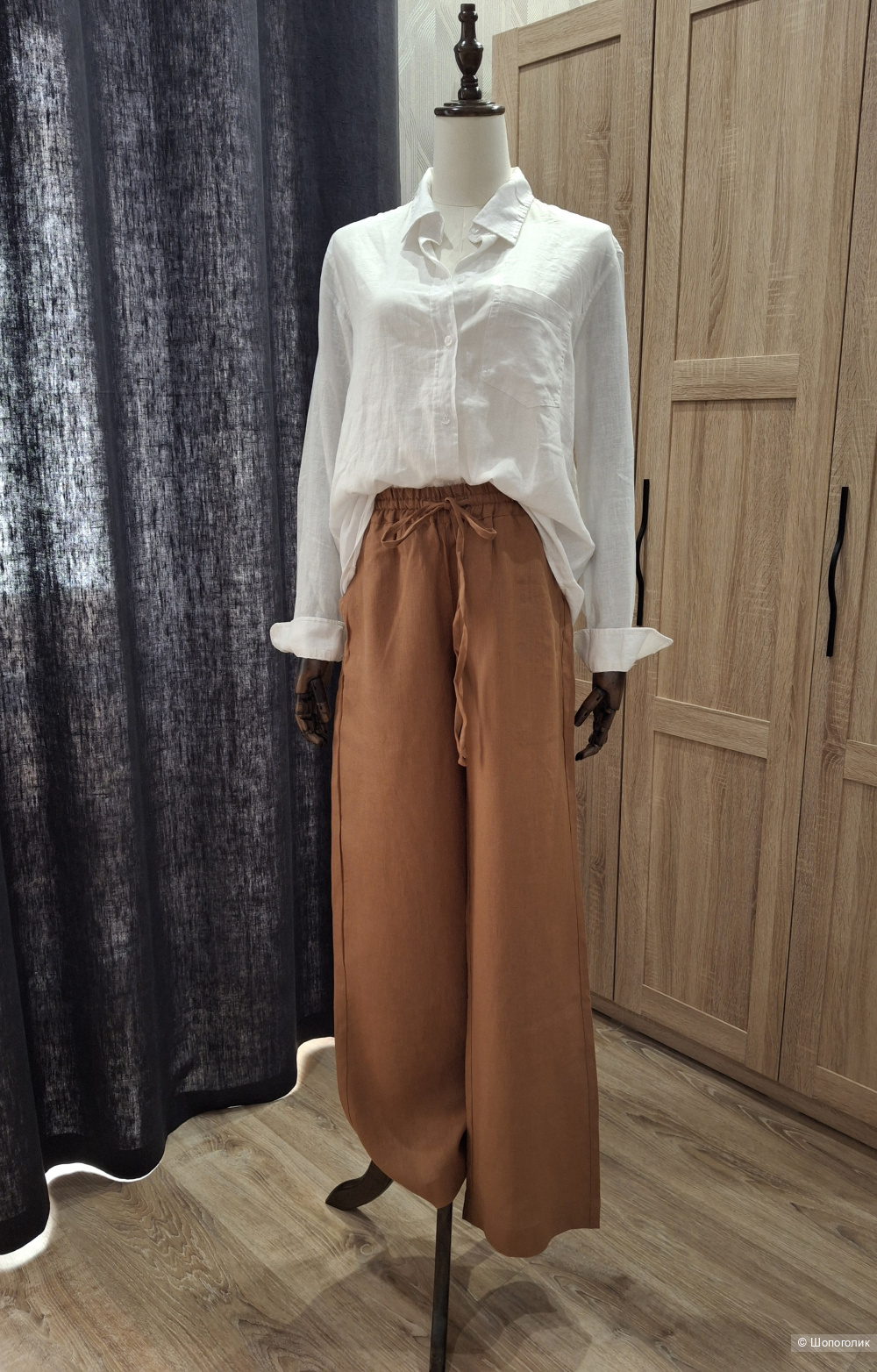 Льняные брюки Agenda/M