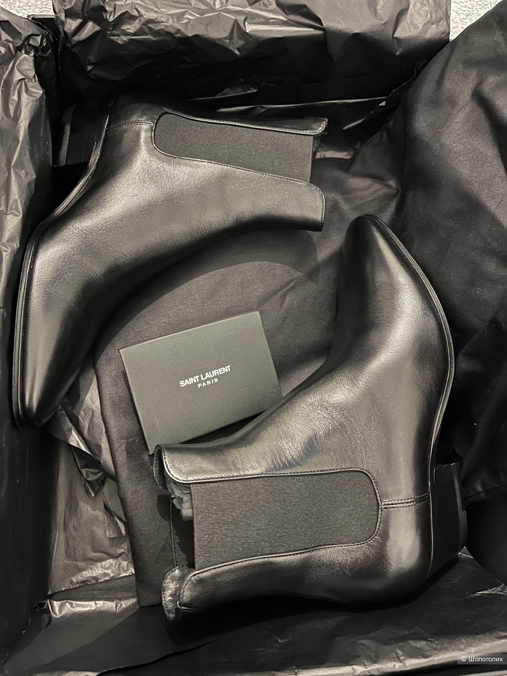 Ботинки казаки Saint Laurent размер 35.5