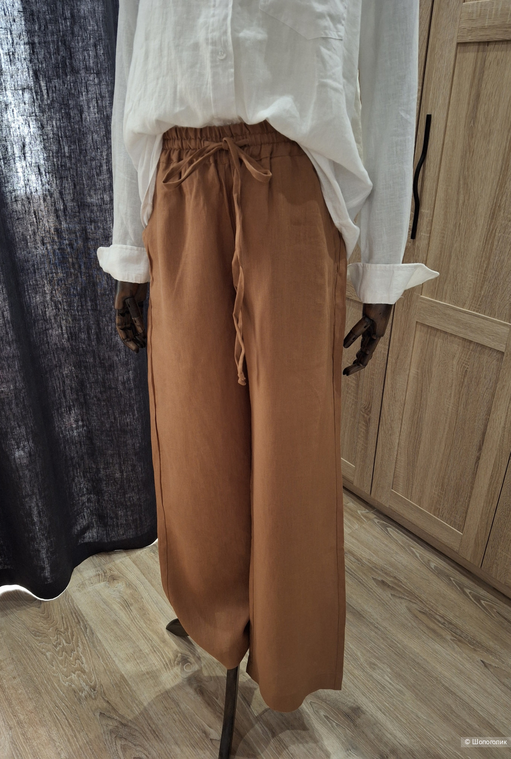 Льняные брюки Agenda/L