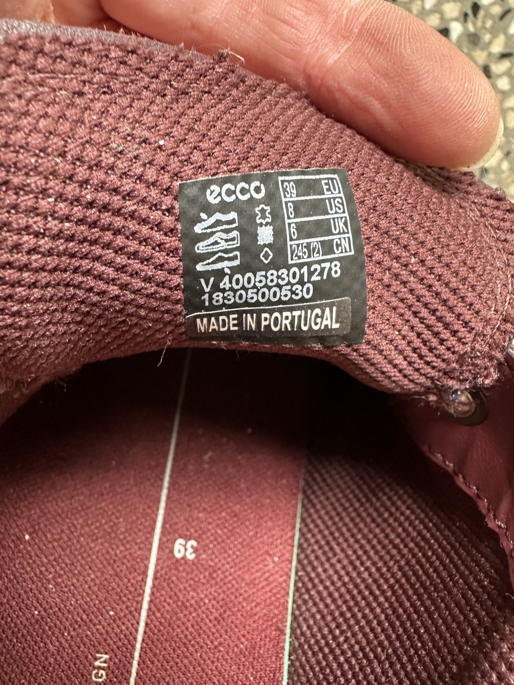 Кеды Ecco, размер 39