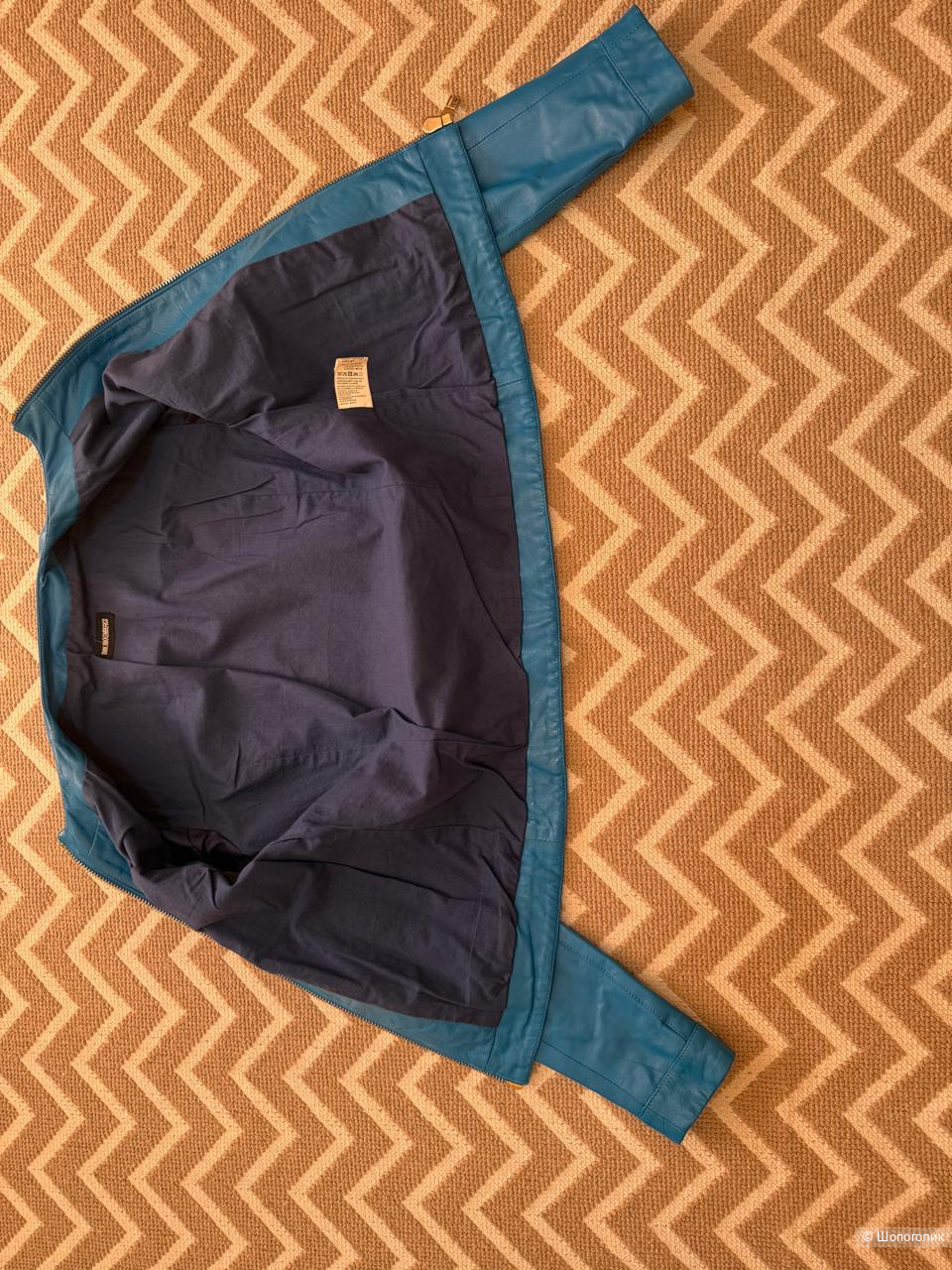 Кожаная куртка Dirk Bikkembergs размер 42 it