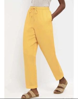 Льняные штаны OYSHO S