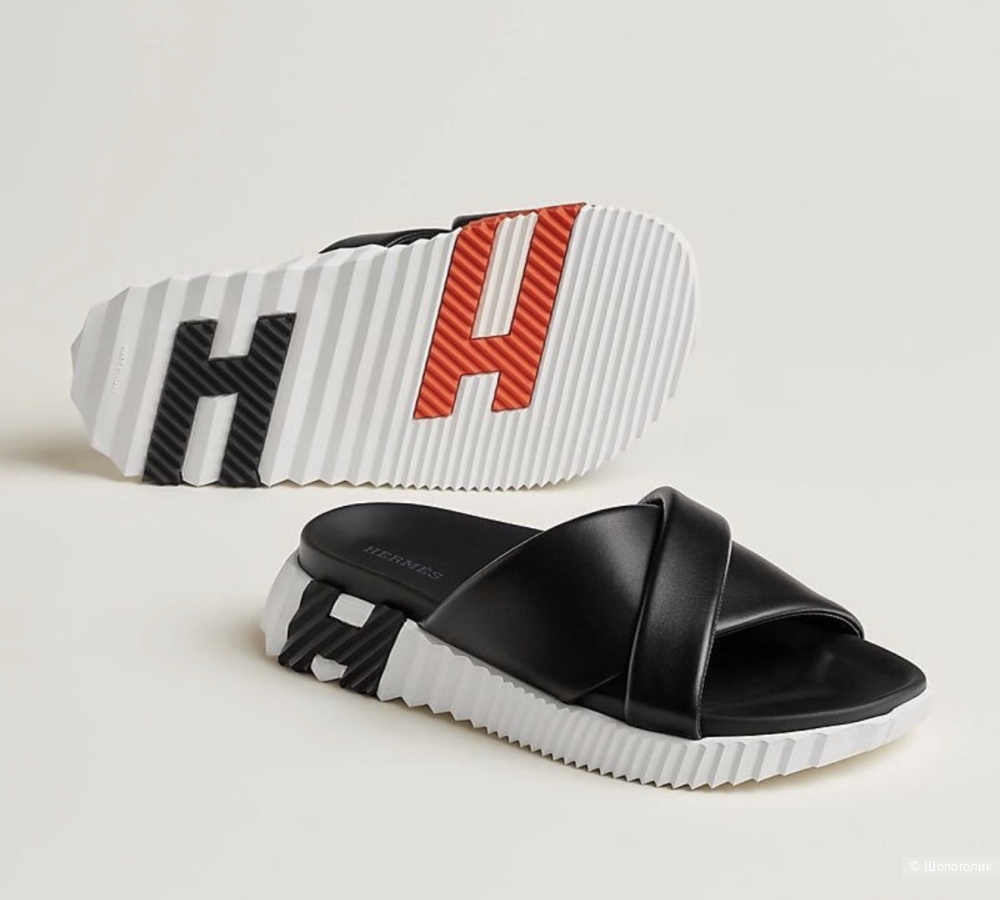 Шлепанцы Hermes infra , 39.5