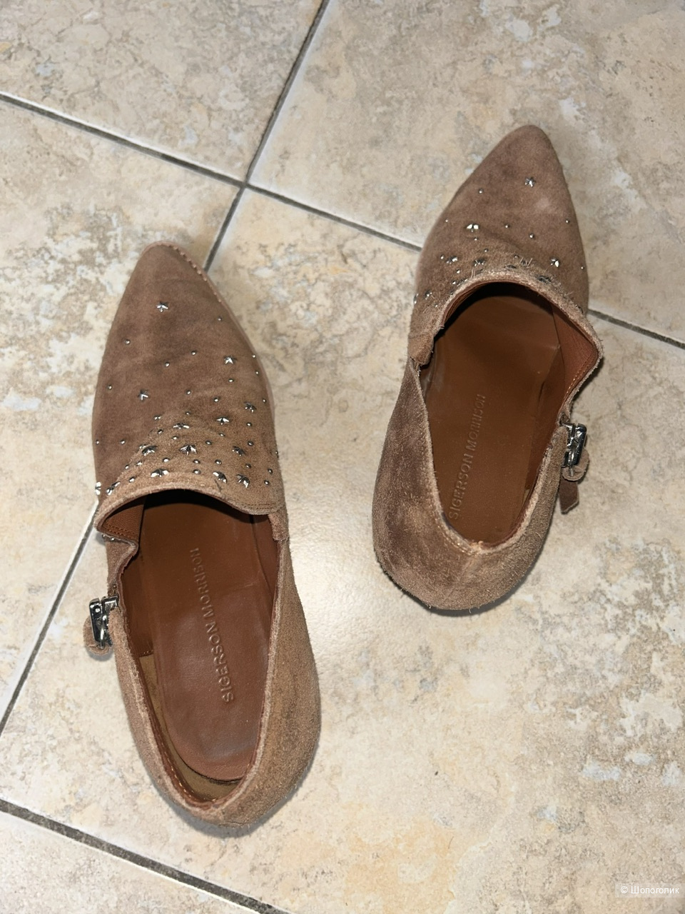 Замшевые казаки SIGERSON MORRISON, размер 36,5