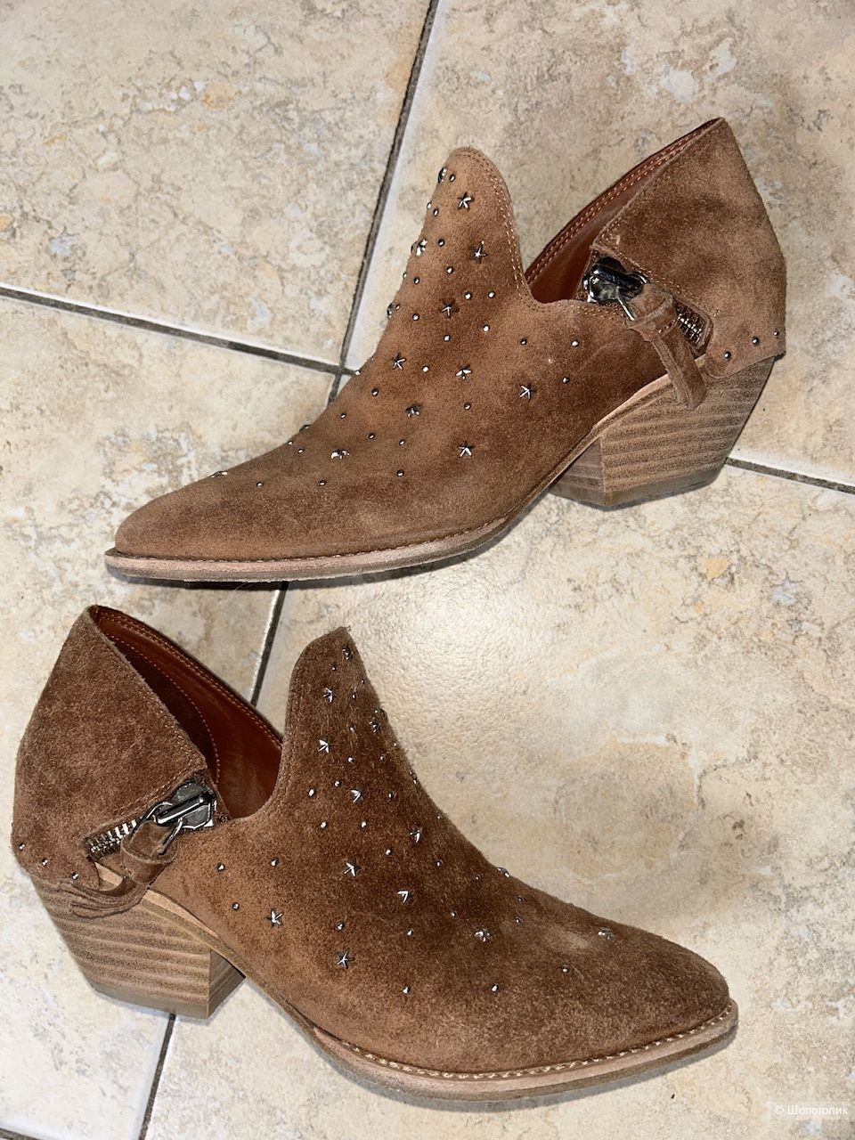 Замшевые казаки SIGERSON MORRISON, размер 36,5