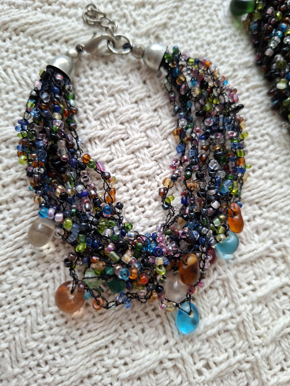 Комплект колье и браслет, ноунейм, one size