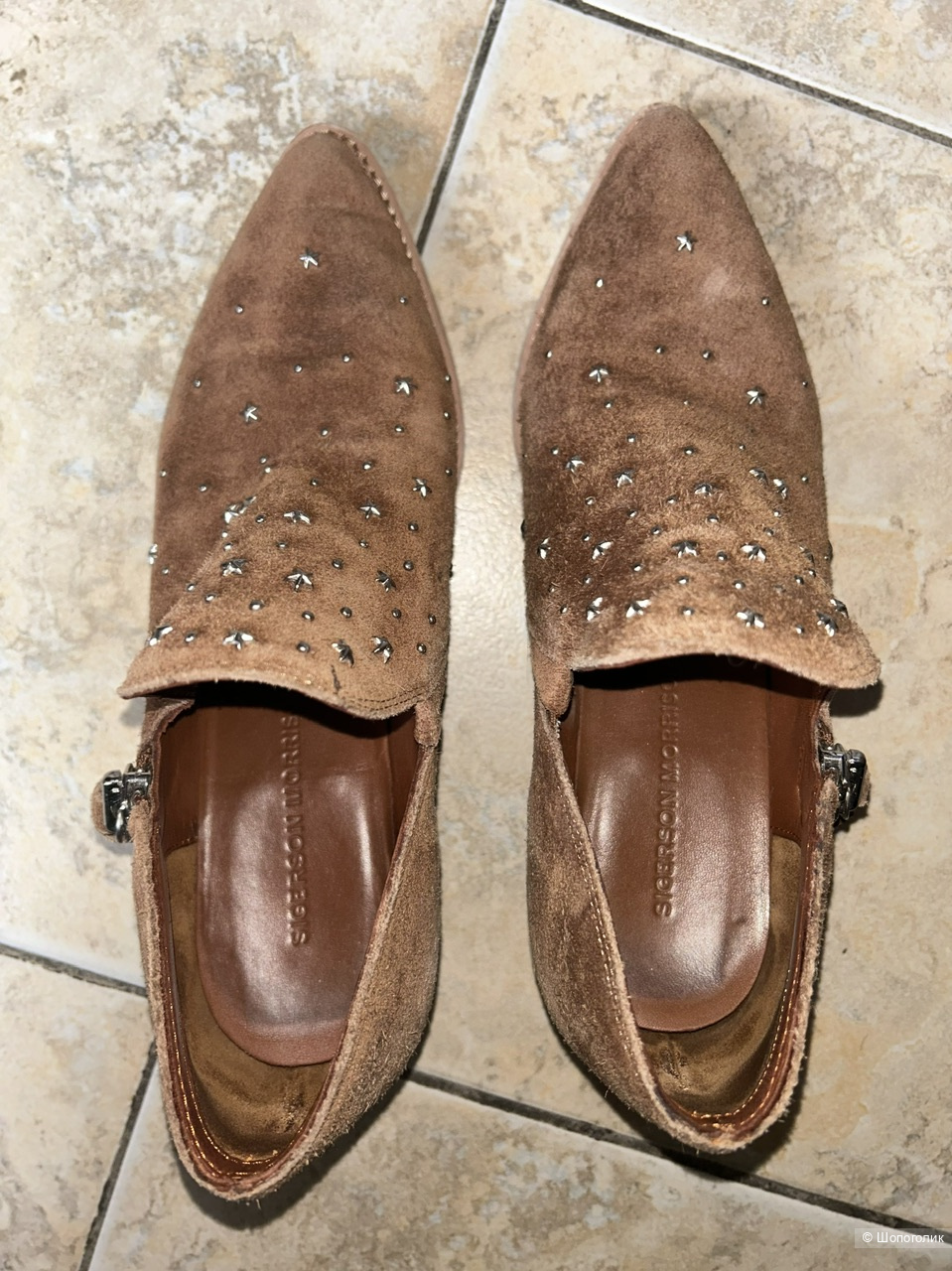 Замшевые казаки SIGERSON MORRISON, размер 36,5