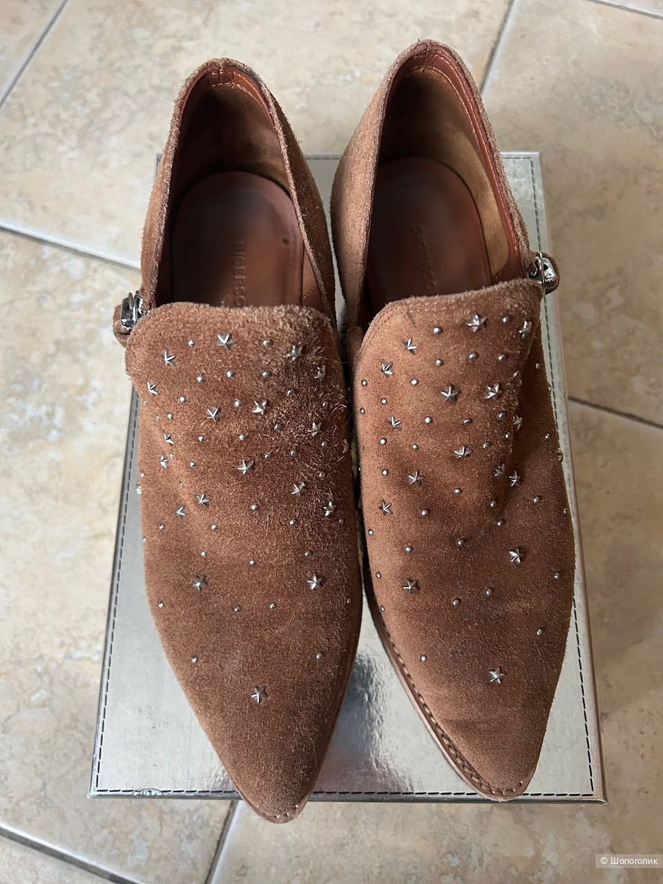 Замшевые казаки SIGERSON MORRISON, размер 36,5