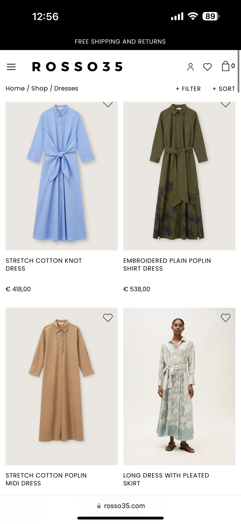 Платье rosso35