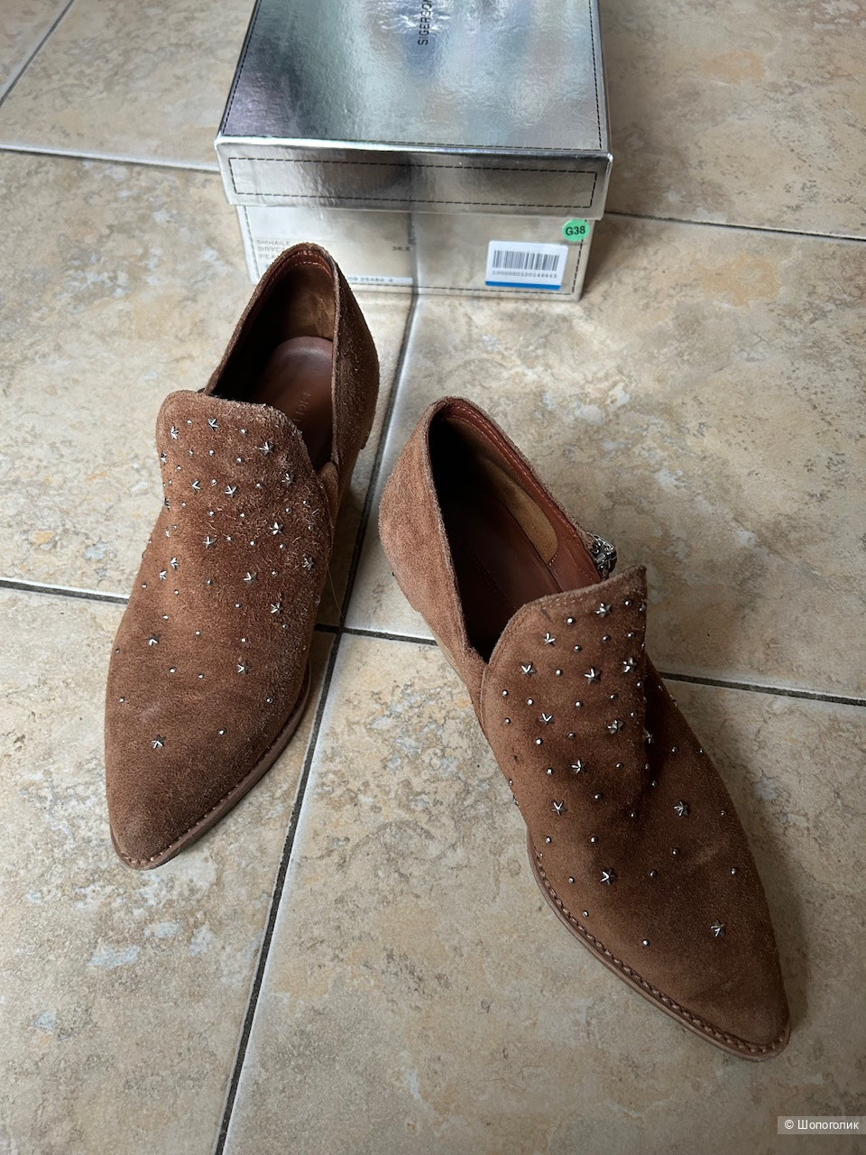 Замшевые казаки SIGERSON MORRISON, размер 36,5