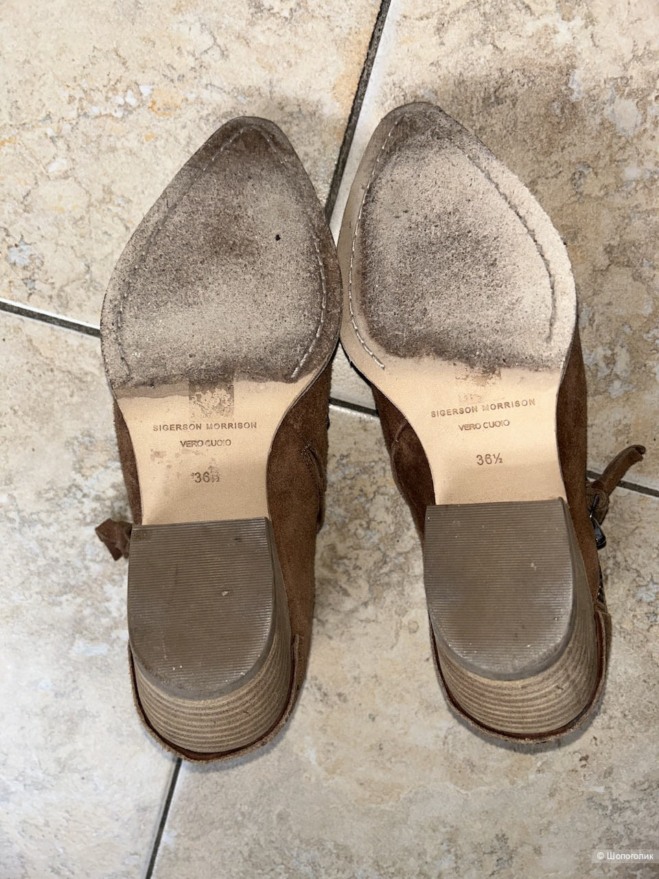 Замшевые казаки SIGERSON MORRISON, размер 36,5