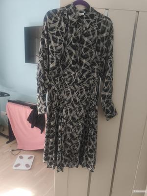 Шёлковое платье Equipment размер L