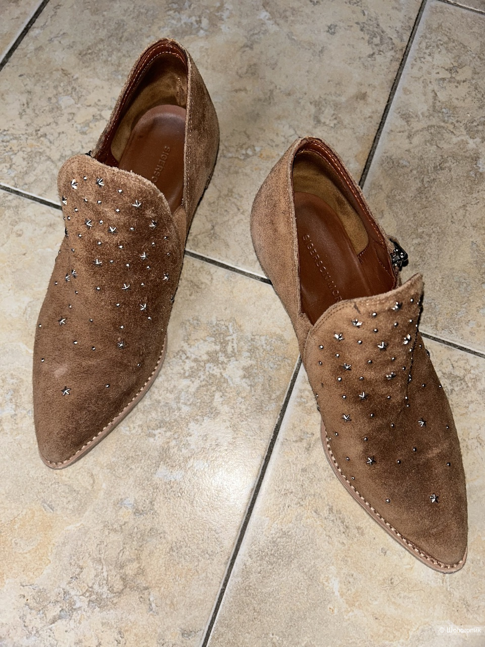 Замшевые казаки SIGERSON MORRISON, размер 36,5