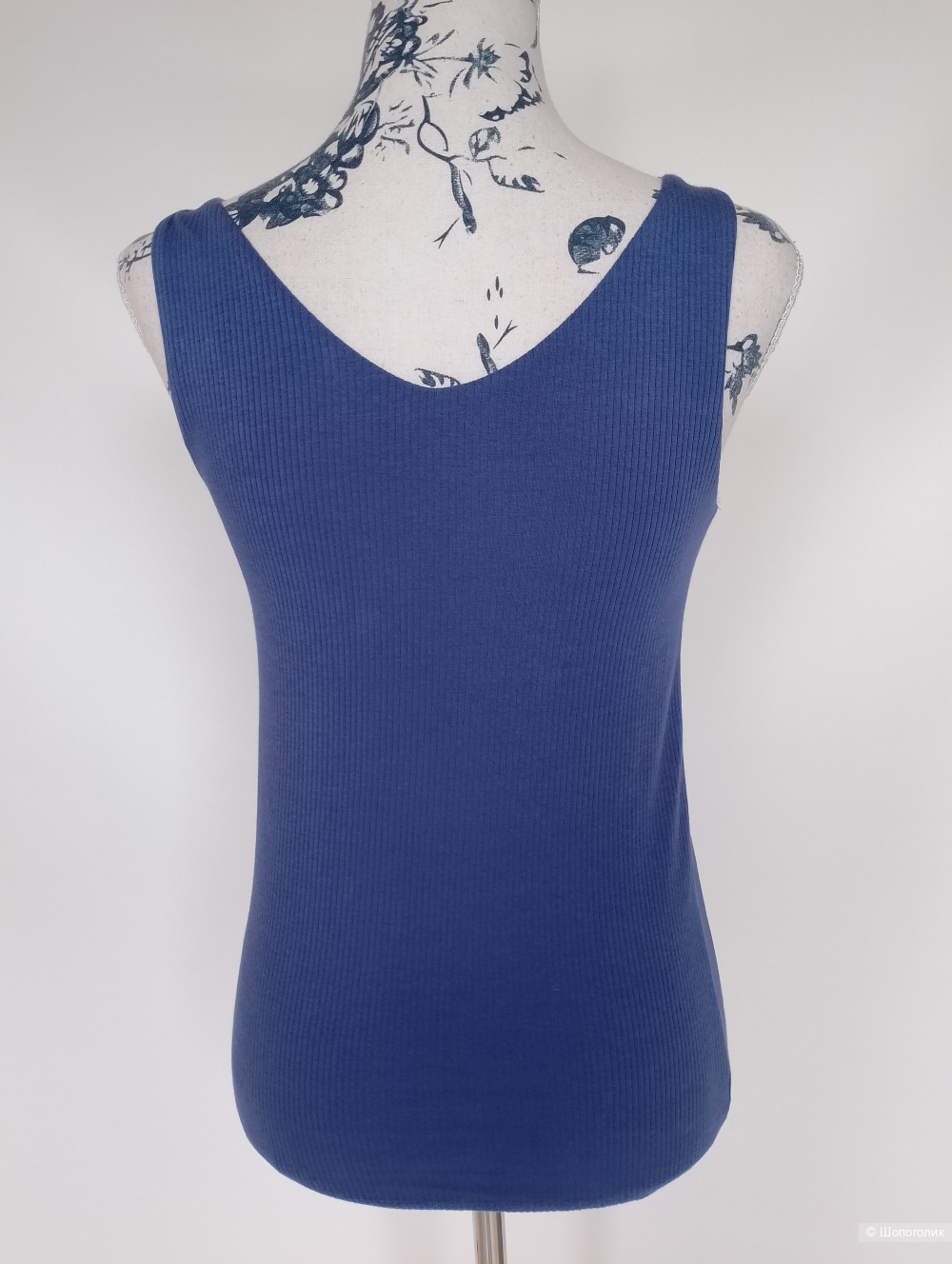 Топ майка с бра uniqlo airism в рубчик, S