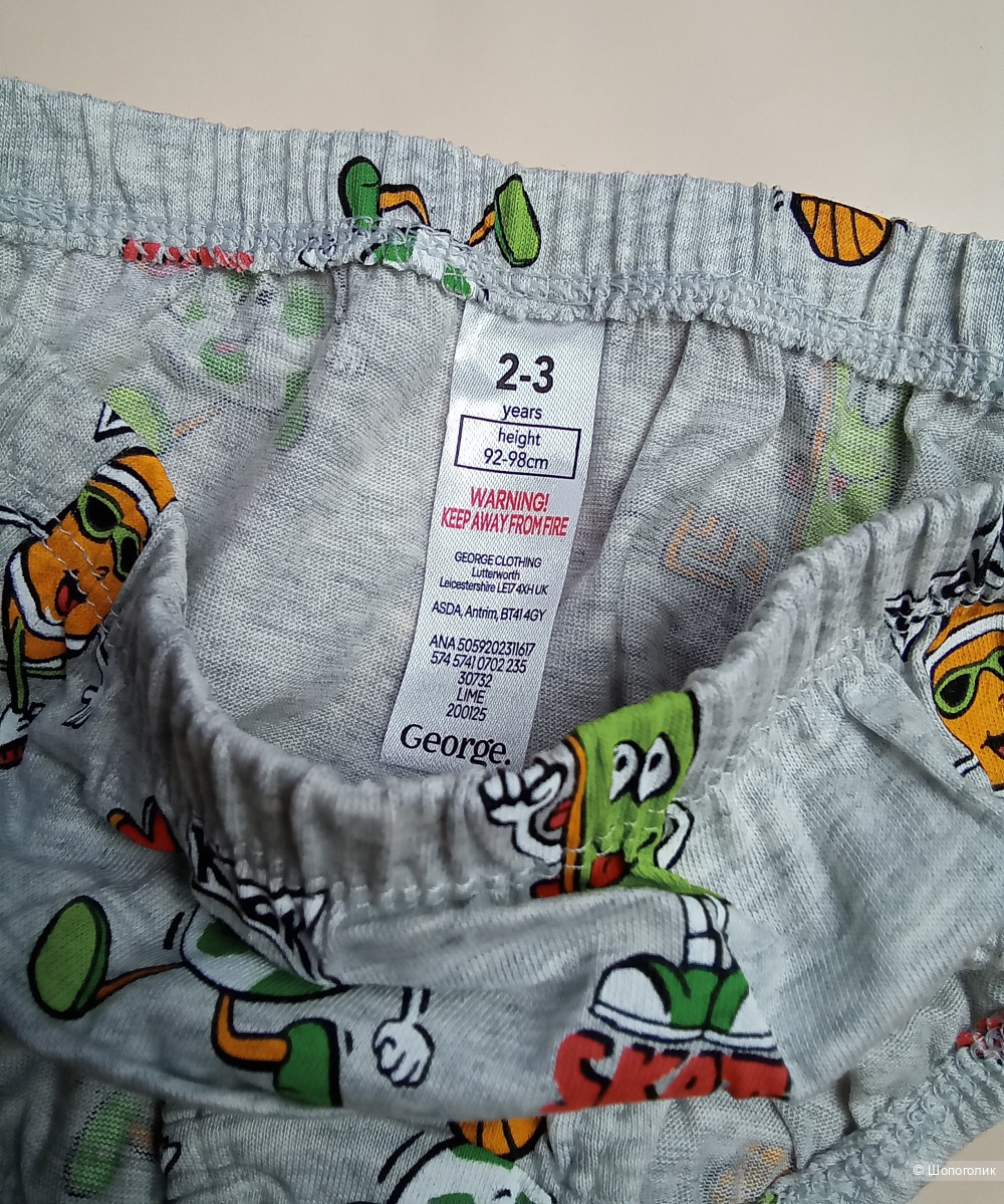 Упаковка трусиков George 2-5лет.