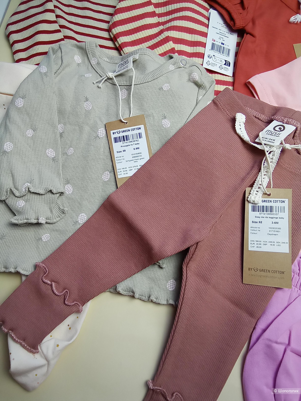 Комплект вещей на 56-62см Дания.