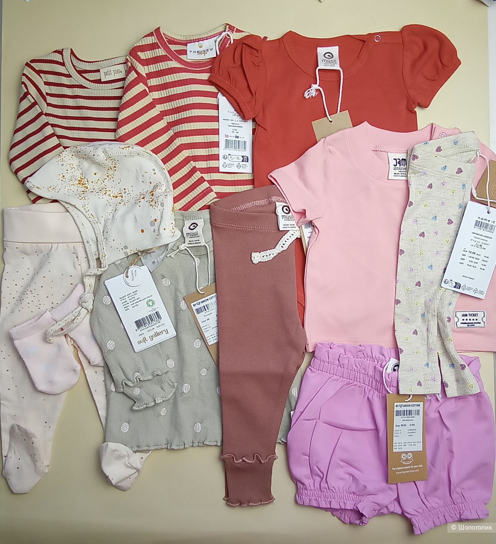 Комплект вещей на 56-62см Дания.