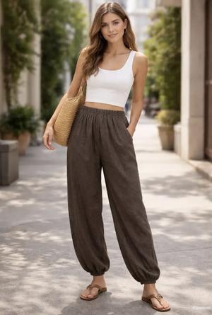 Брюки султанки Puro Lino, 42-52