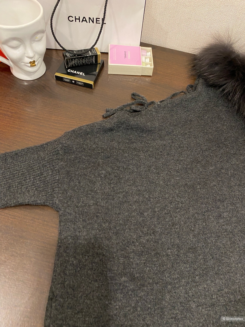 Джемпер -пончо  Version Feminin.One size