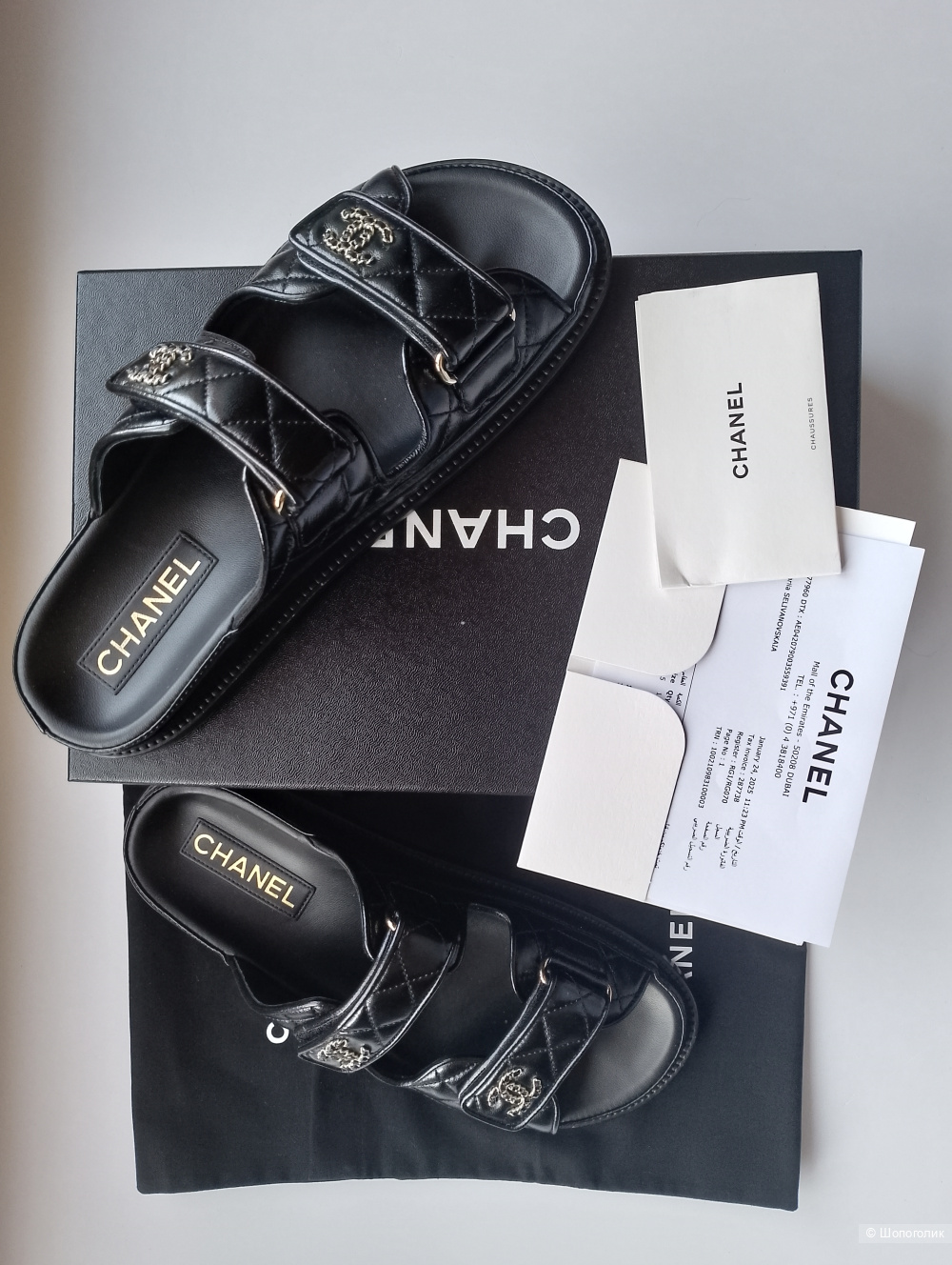Сандалии chanel cc diamond, 39,5 с