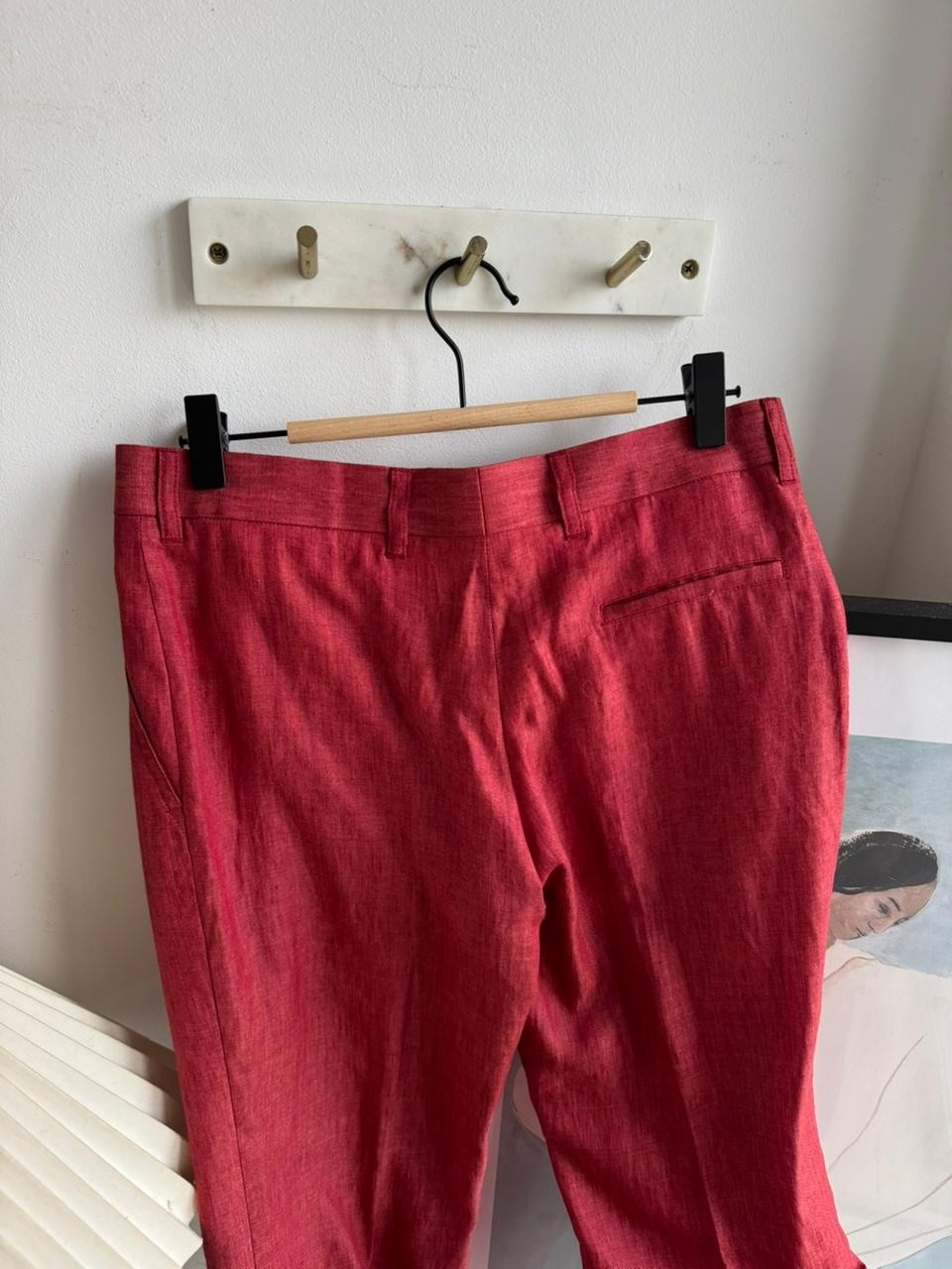 Льняные брюки no name размер М