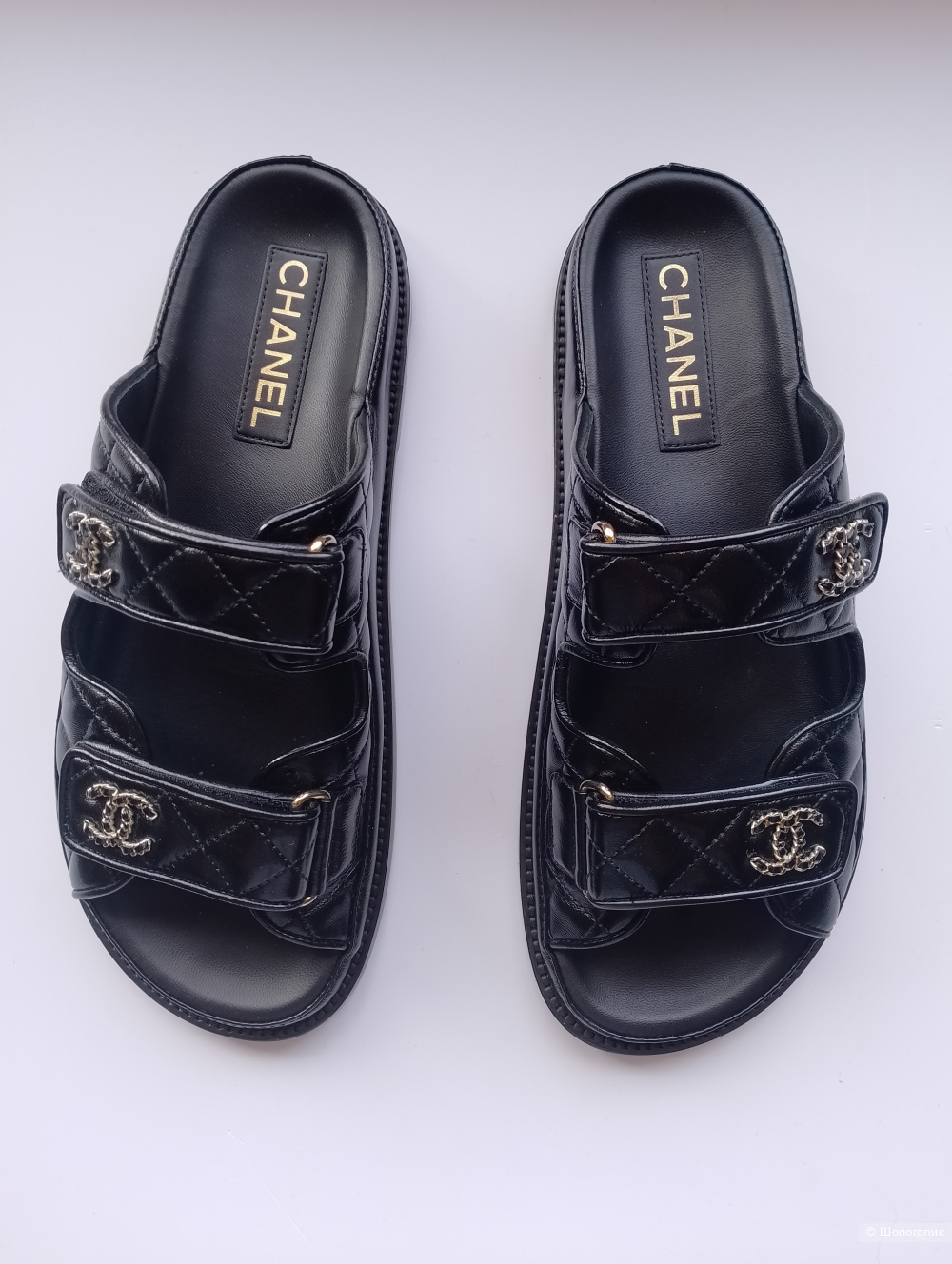 Сандалии chanel cc diamond, 39,5 с