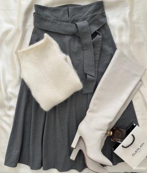 Шерстяная юбка CAROLL PARIS размер S-M