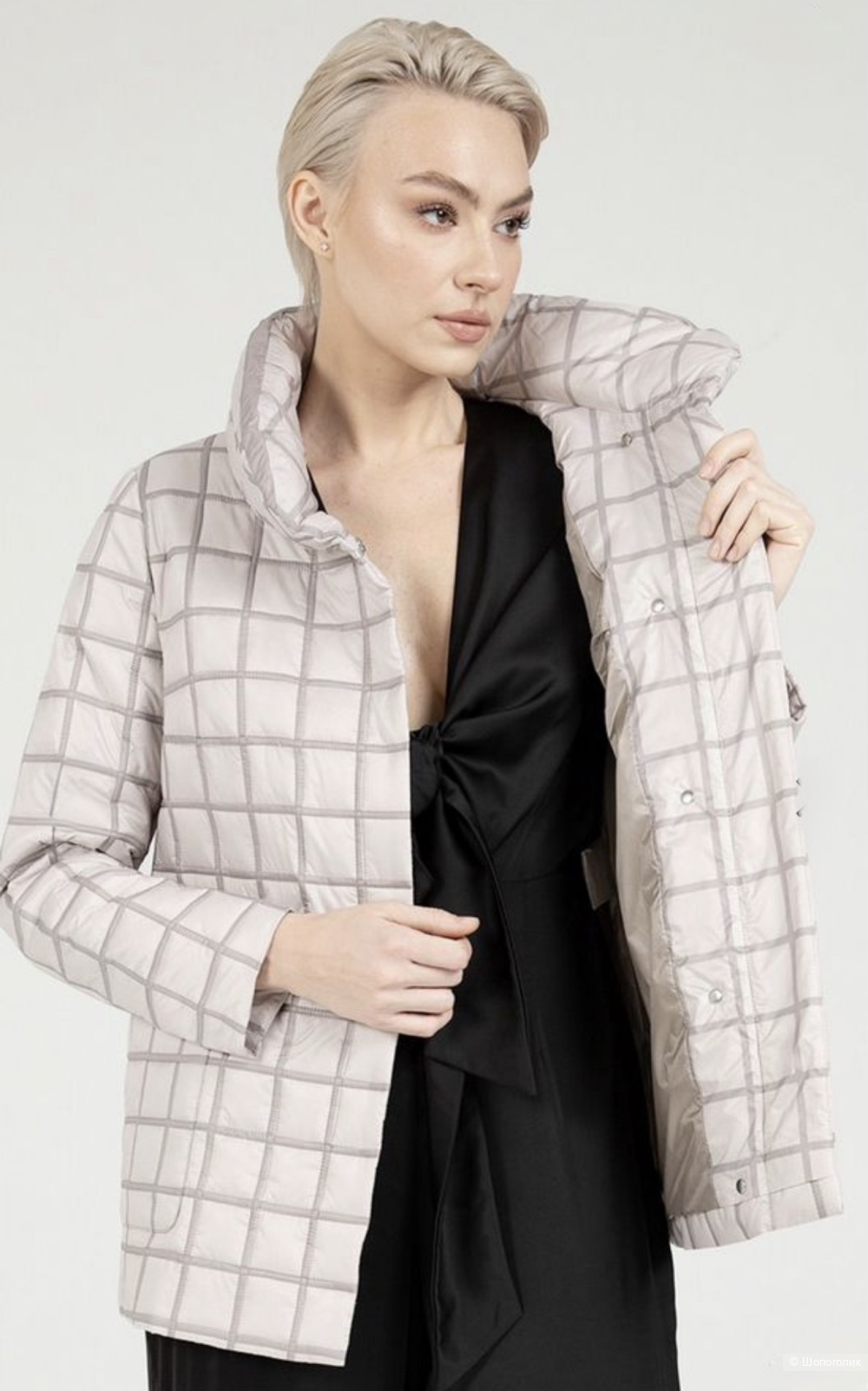 Куртка демисезонная Stylex в клеточку, 52