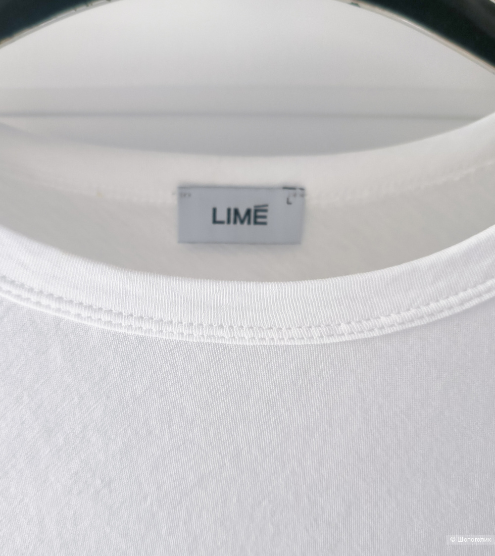 Футболка LIME , L , белая