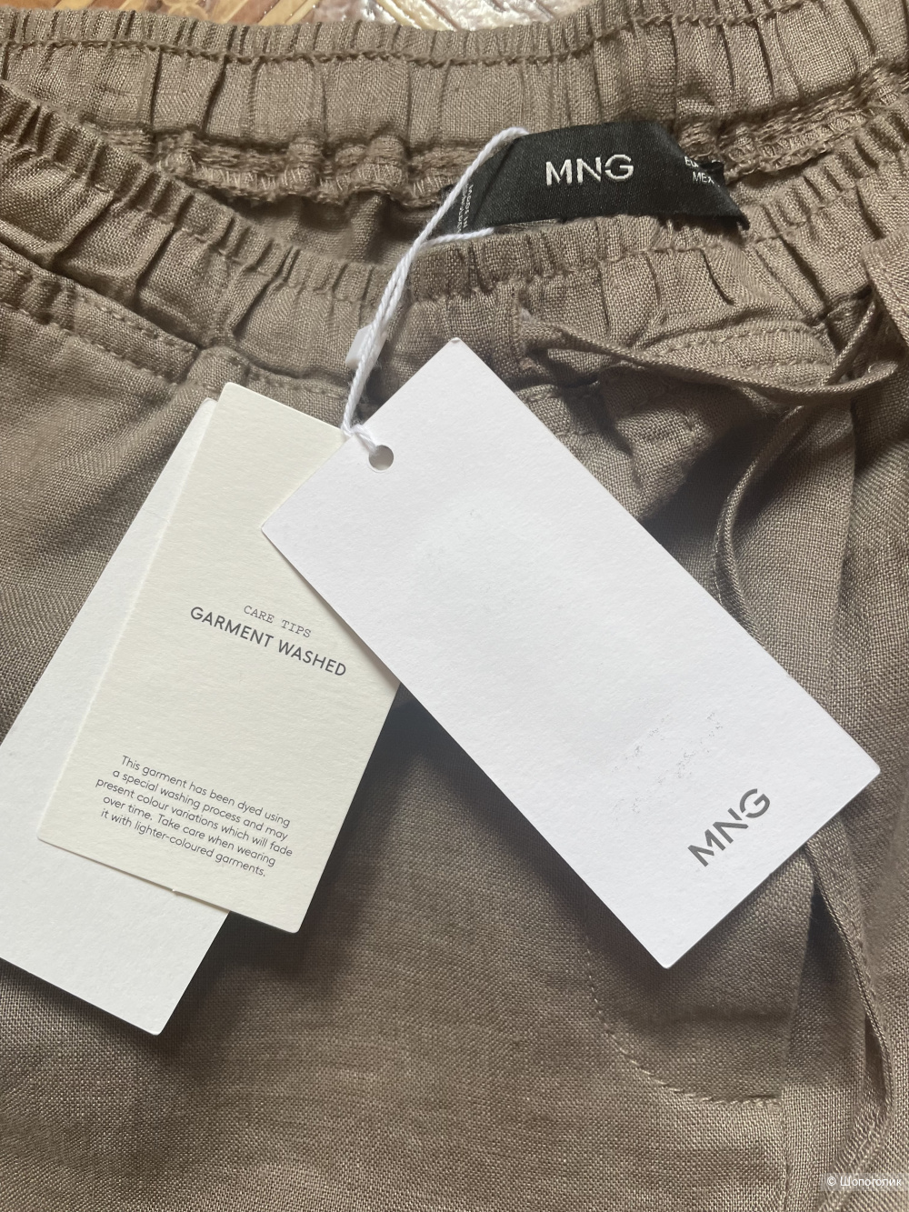 Льняные брюки Mango размер S