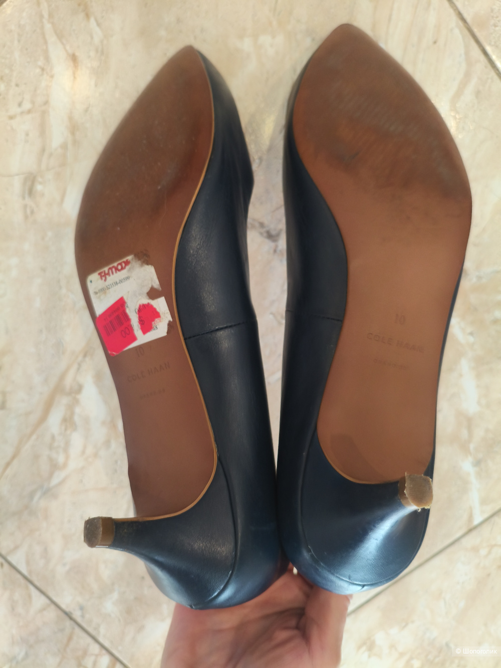 Кожаные туфли Cole Haan размер 41