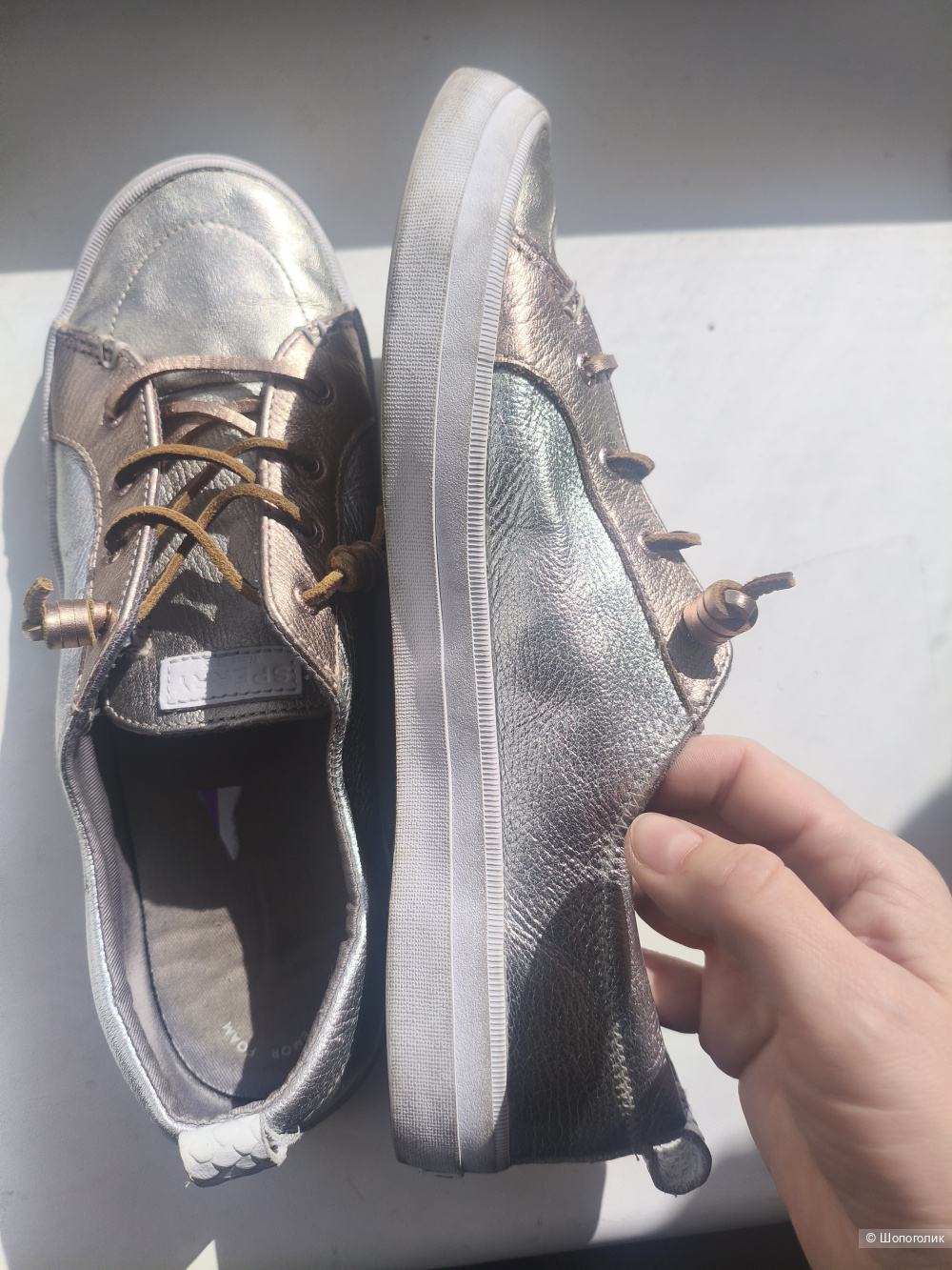 Кожаные кеды Sperry размер 42