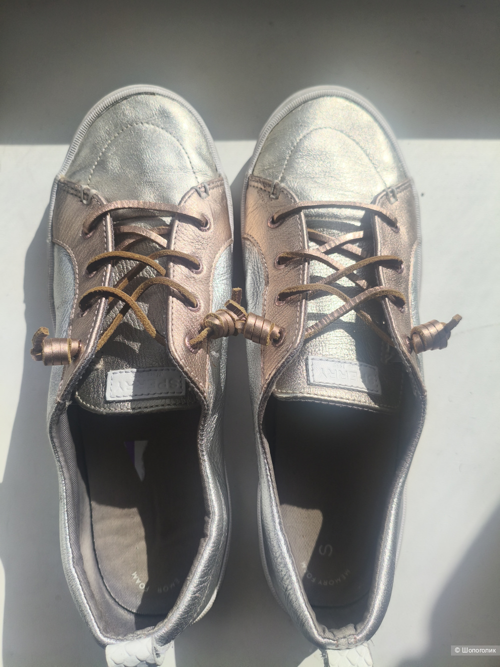 Кожаные кеды Sperry размер 42