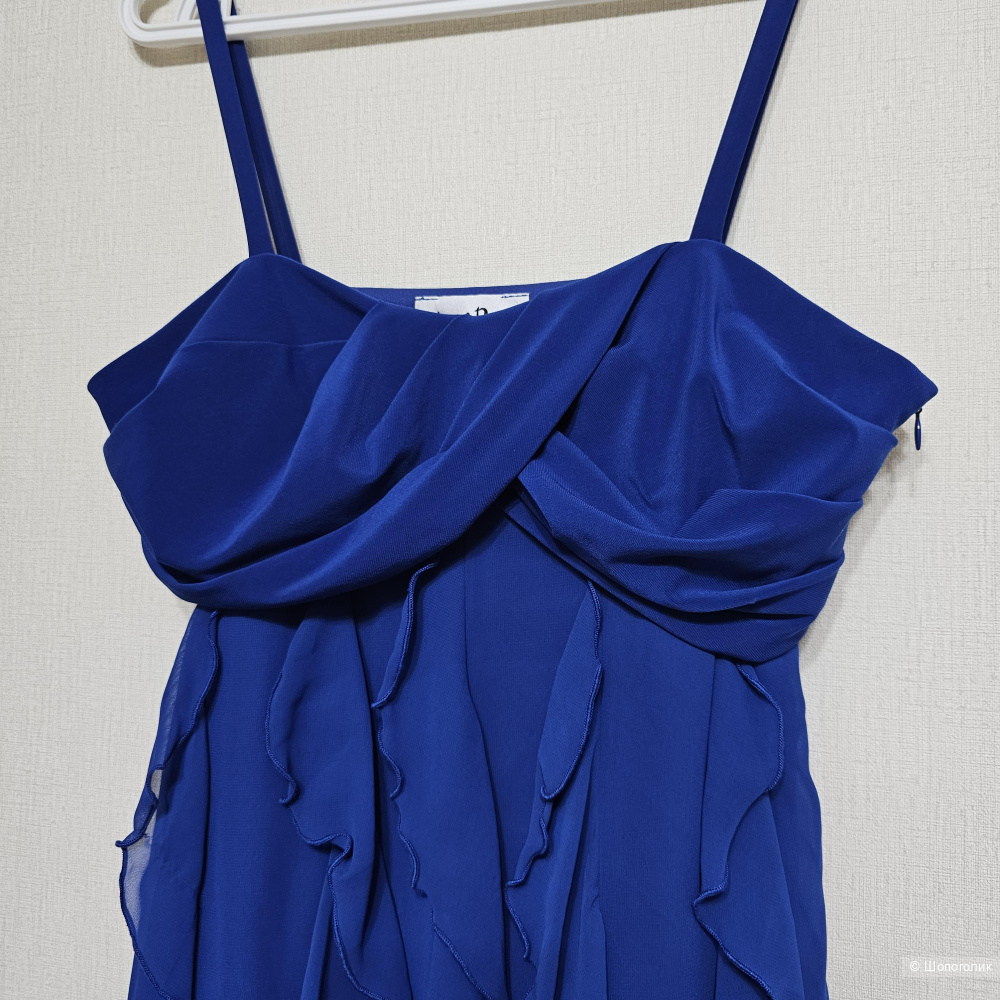 Платье Joseph Ribkoff 44 синее с оборками