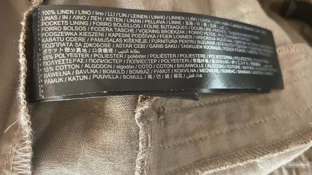 Льняные брюки Mango размер S