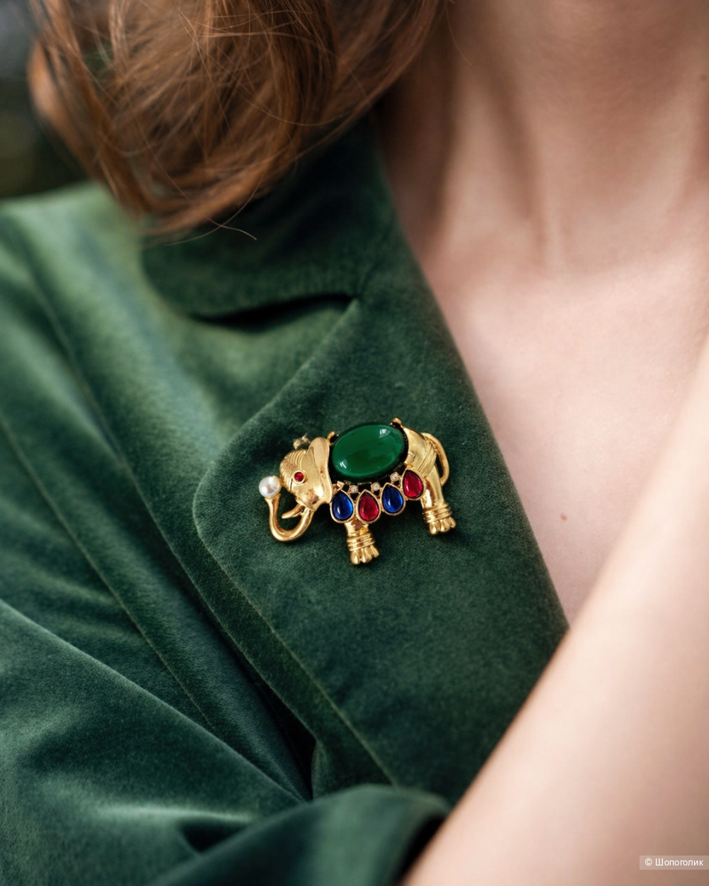 Брошь Слон Trifari