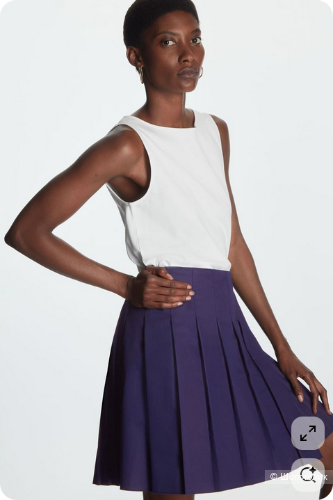 Cos, юбка из смесовой шерсти, 40