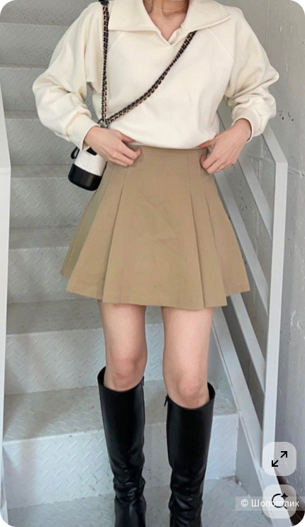 Cos, юбка из смесовой шерсти, 40