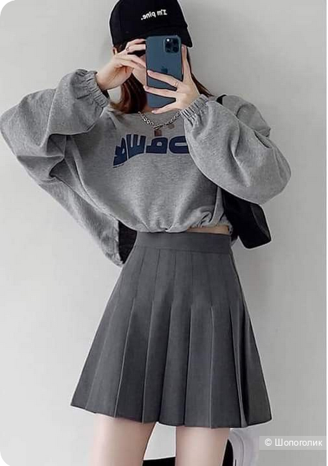 Cos, юбка из смесовой шерсти, 40