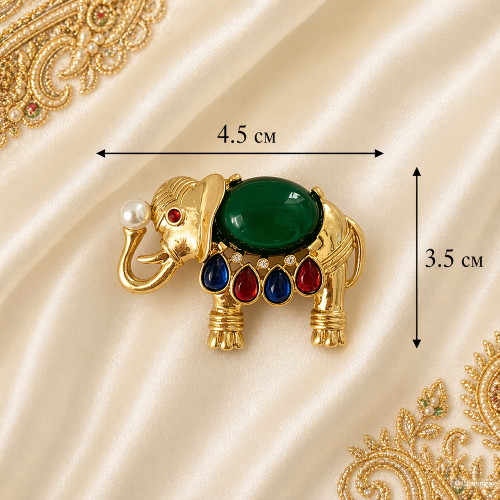 Брошь Слон Trifari