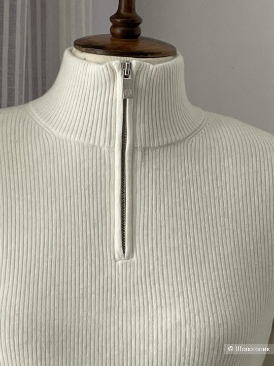 Massimo Dutti. свитер женский с воротником-поло, М