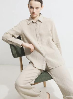 Льняная рубашка Maison David/42-46