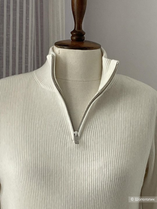 Massimo Dutti. свитер женский с воротником-поло, М