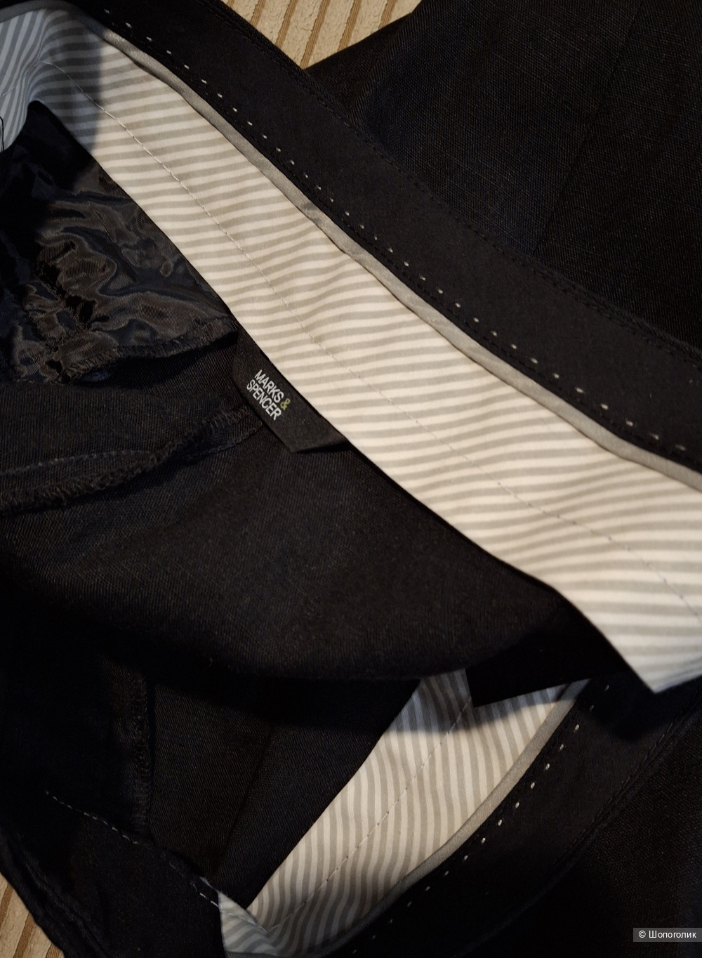 Льняные брюки Marks&Spencer/48